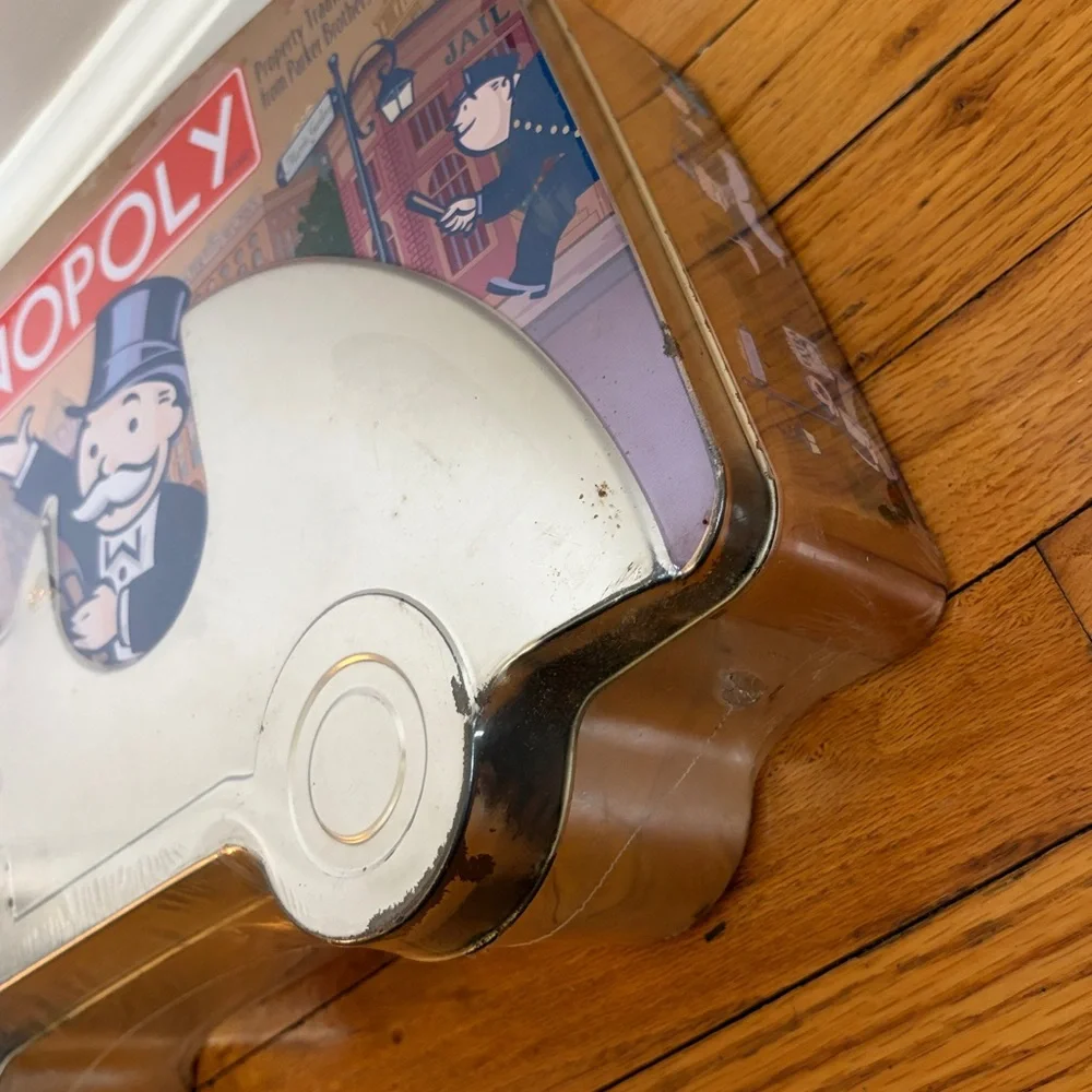 2001 Vintage Collector's Edition Hasbro Monopoly Game in Tin Car, Sealed NIP